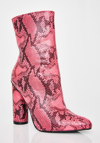 Sweet Medusa Slay Ankle Boots