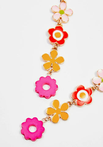 Sunshine Of My Life Flower Earrings