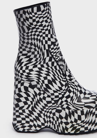 Aftershock Checkered Boots