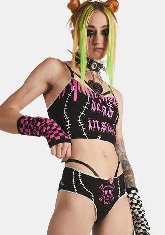 Head Empty Lingerie Set