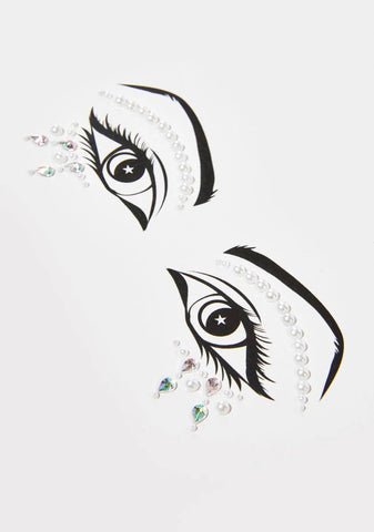 Pearlescent Face Jewels