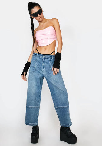 Bubblegum Fierce Delights Vinyl Bustier