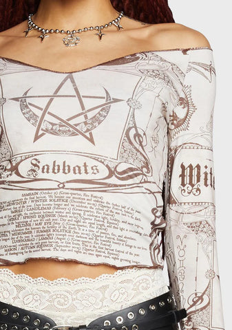 A Witch's Brew Cropped Tee