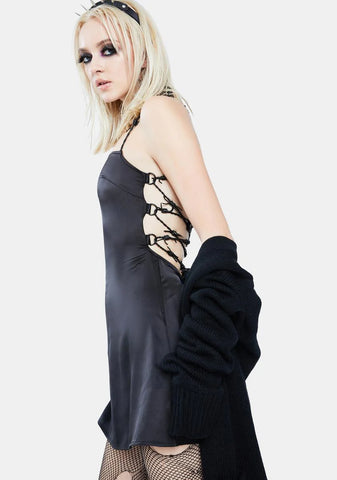 Piercing Through Mini Dress