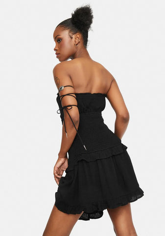 Country Road Smocked Mini Dress