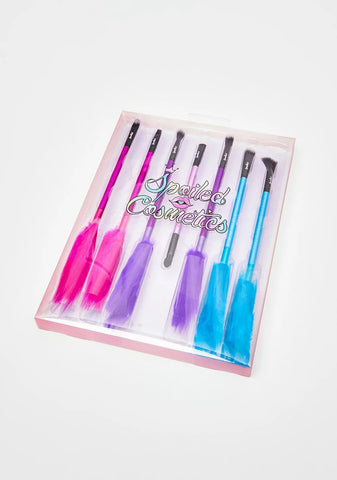 So Posh Feather Brush Set