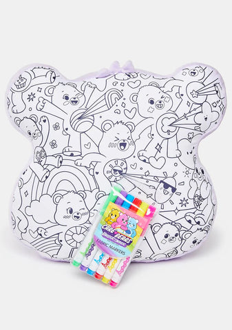 Color Me Care Bears Pillow