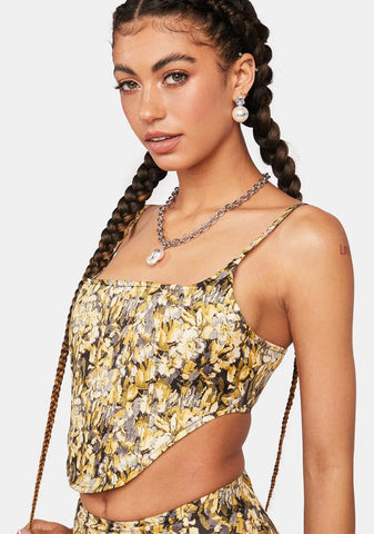 90s Brocade Tanis Corset