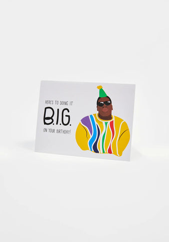 Biggie Birthday Card