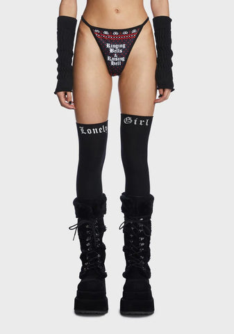 Ringing Bells and Raising Hell Christmas Thong