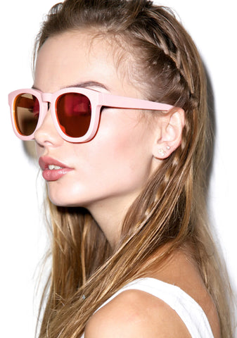 Classic Fox Mirror Sunglasses - Black