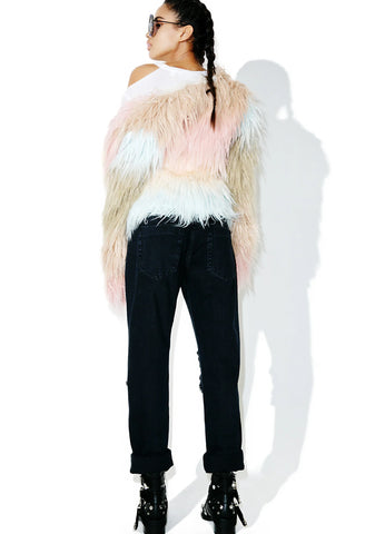 Sequin Distressed Jeans