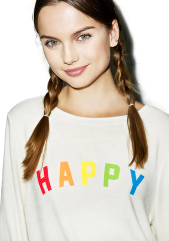 Happy Girl Baggy Beach Jumper