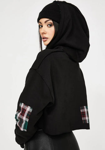 Teen Angst Cropped Hoodie