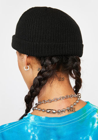 Midnight Cuter Than U Bows Beanie