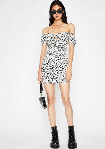 Spot On Mini Dress