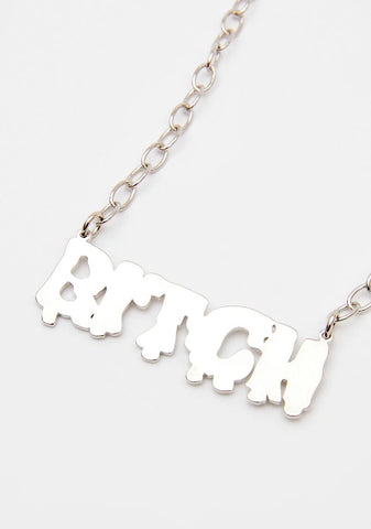 Strong Dislike Charm Necklace