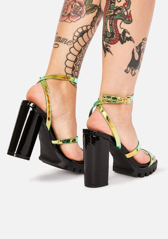 Dream City Iridescent Heels