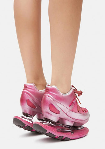 Pink Lord Campus Spring Platform Sneakers