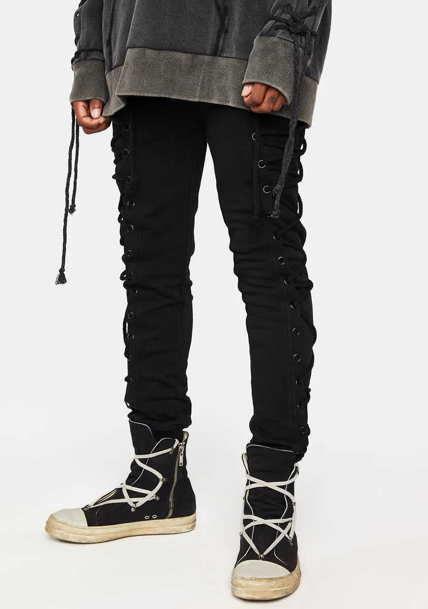 Modulation Unisex Lace-Up Joggers