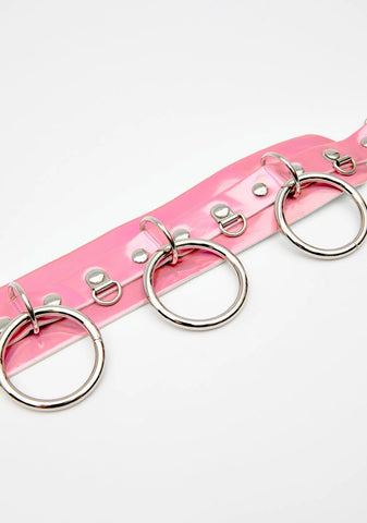 Sweet Grip On Reality Metallic Leash Choker