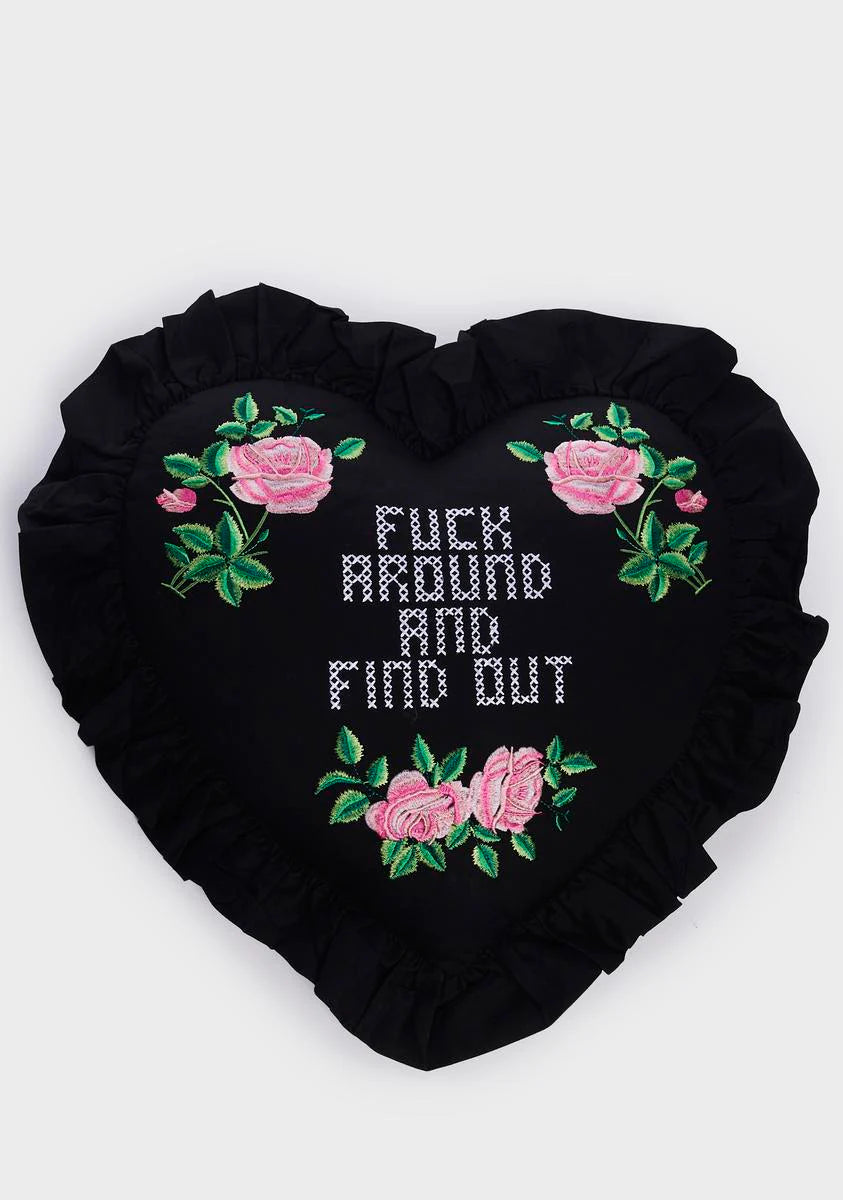 Warm Welcome Heart Pillow