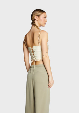 Idalia Corset Top - Cream