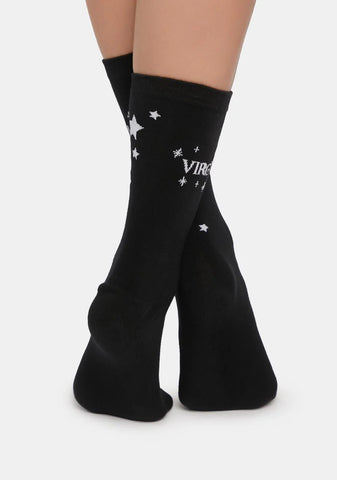 Wish Upon A Virgo Crew Socks