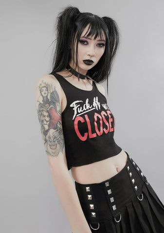 Vs The World Graphic Crop Tank