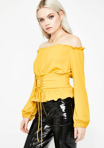 Just A Girl Corset Top