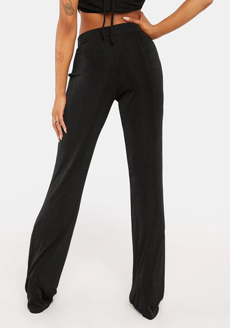 Crepe Hotfix Diamante Tarava Trousers