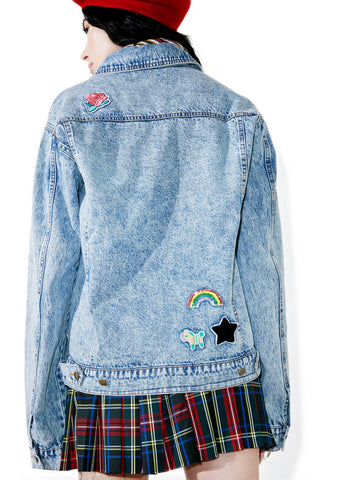 Scout Patch Denim Jacket