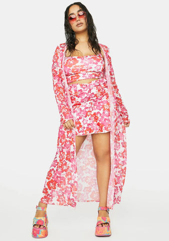 Plus Aloha State Print Duster