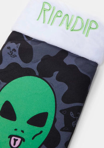 Lord Alien Christmas Stocking