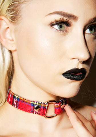 Plaid Ass Choker