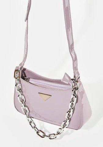 Lilac All The Way Up Shoulder Bag