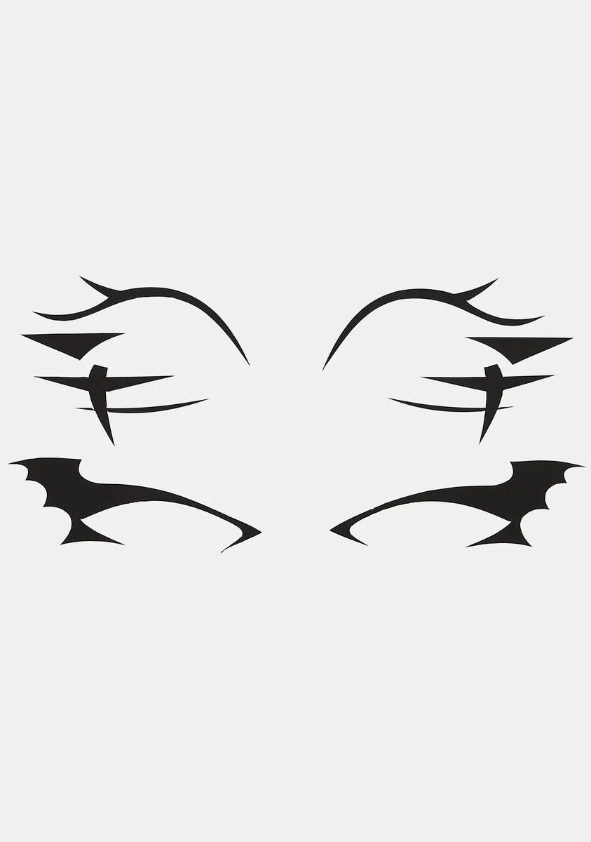 Bat Wings Eyeliner Stickers