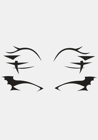Bat Wings Eyeliner Stickers