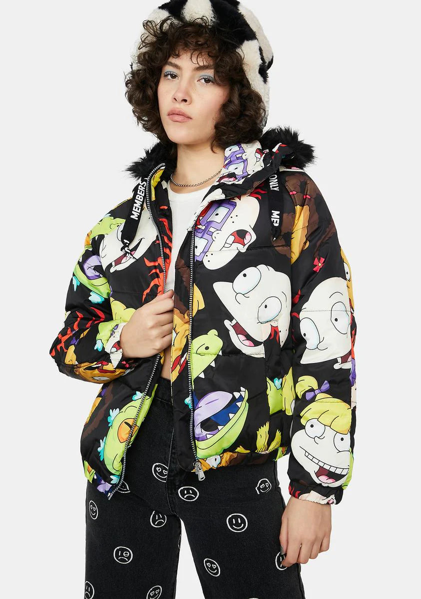 X Nickelodeon Snorkel Bomber Jacket