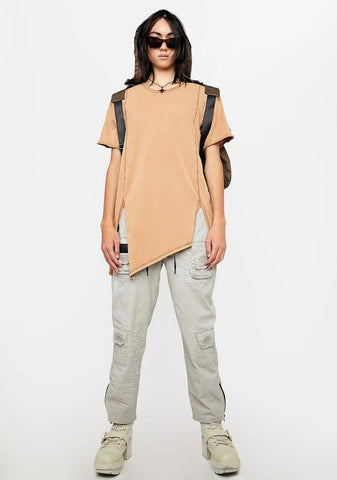 Atmosphere Unisex Washed Cotton Longline Tee