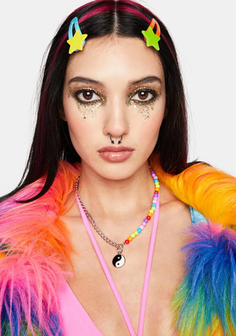 Colorful Life Yin Yang Necklace