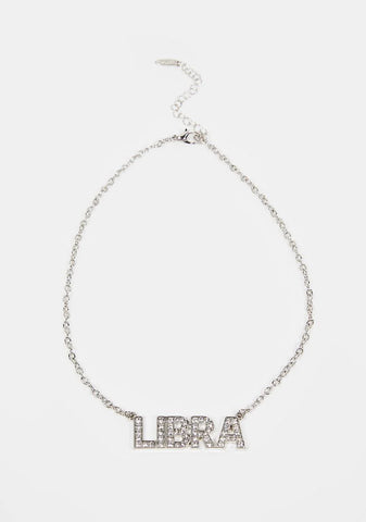 All About Libra Chain Necklace