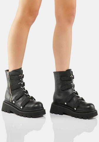 Renegade-50 Heart Combat Boots