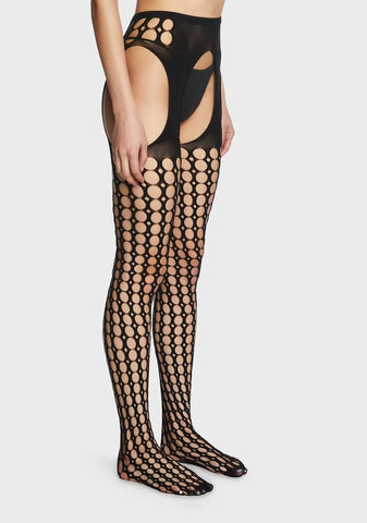 Test Your Courage Cutout Tights