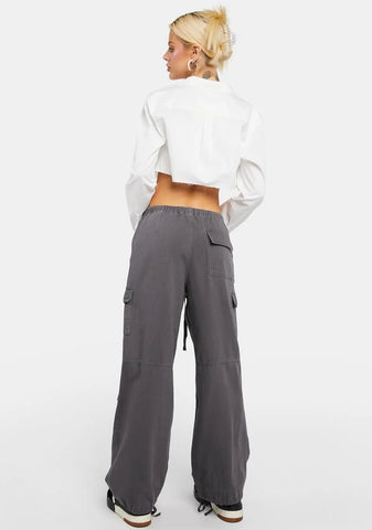 Cement Parachute Cargo Pants