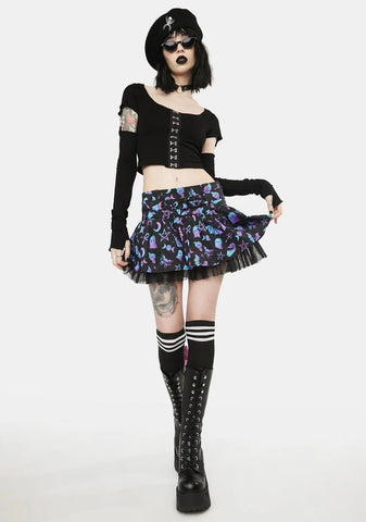 Dark Mood Convertible Sleeve Top