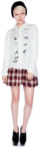 Fate Sunday Button Down Shirt - White