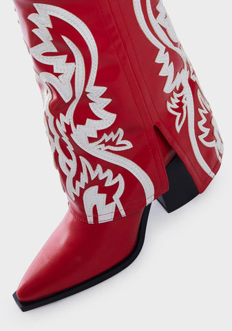 Red Esperanza Cowboy Boots