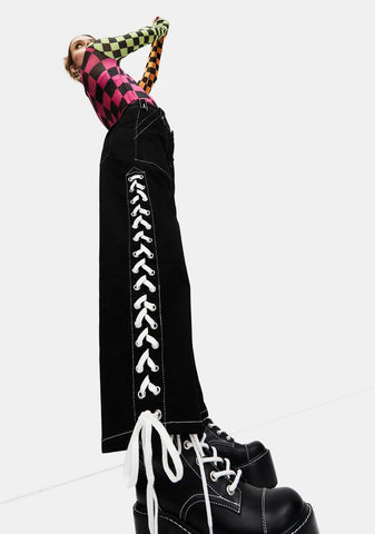 Read The Street Lace-Up Pants