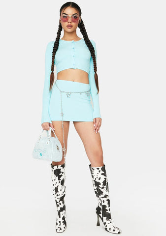 Aqua Good Old Days Skirt Set